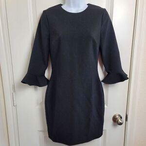 LIKELY Bedford Ruffled Crew Neck Dress